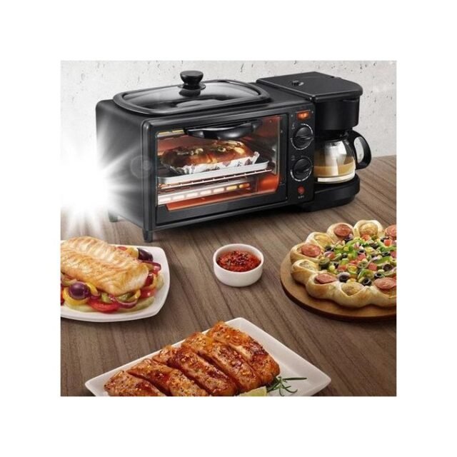 Sokany 3 in 1 breakfast maker with toaster,oven, coffee maker