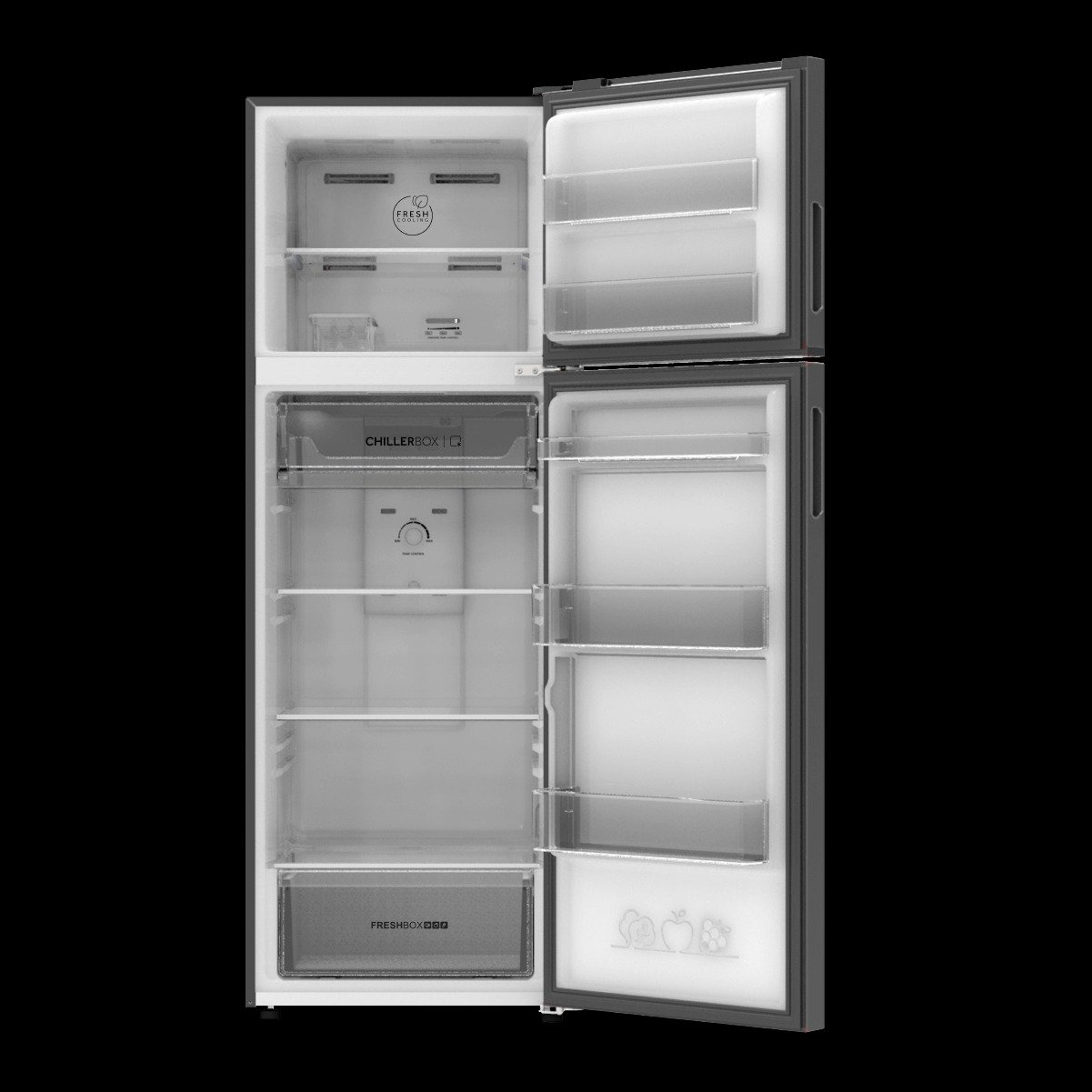 Haier 357L No-Frost Double Door Fridge HRF-385BS - Image 2