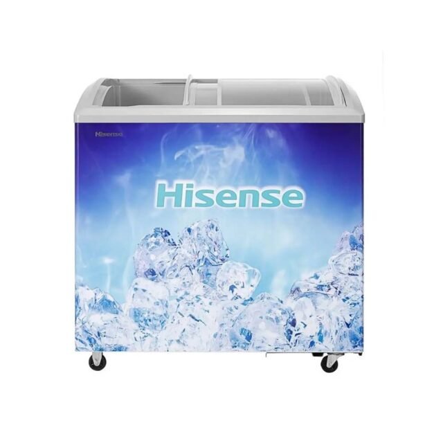 Hisense Showcase ice cream freezer 213 Liters glass door FC29DD4SB