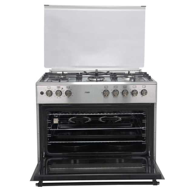 Mika 5 Gas Burners 90X60cm Standing Cooker MST90PU5GHI/HC