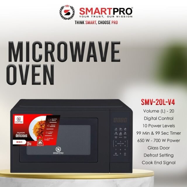 Smartpro 20liter digital microwave -SMV-20l-V4