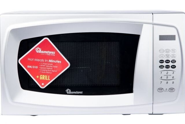 Ramtons 20 Liters Microwave + Grill Silver - RM/310
