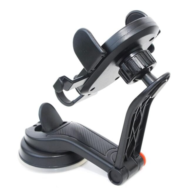 Universal car phone holder with powerful suction and 360 rotation