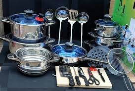 30PC Marwa Cookware Set – Heavy-Duty Stainless Steel Pots & Pans for Every Kenyan Kitchen - Image 3